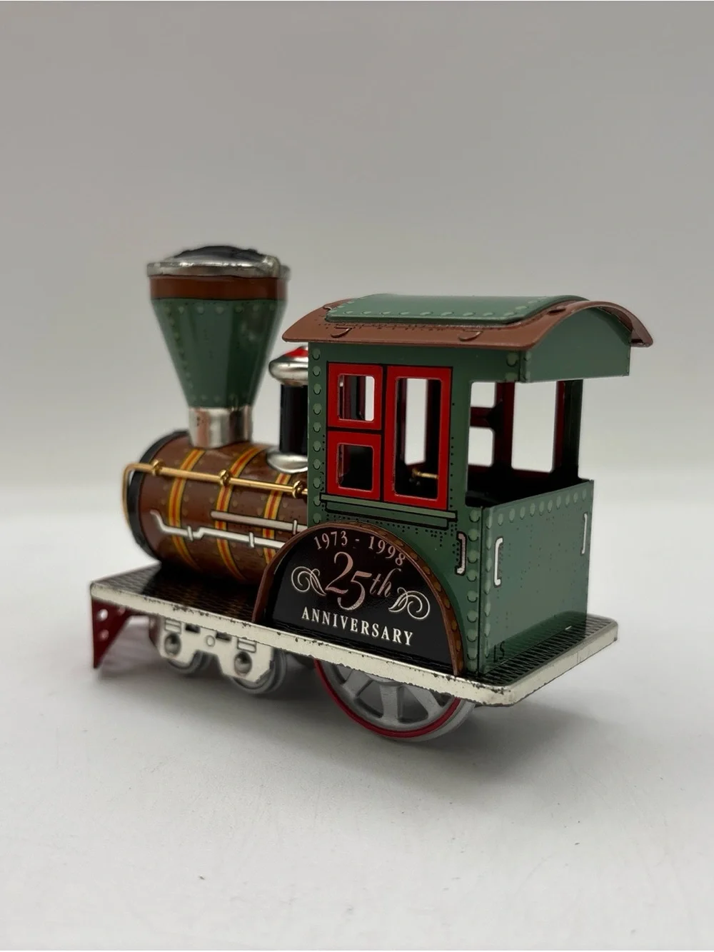 Hallmark Keepsake Ornament 1998 Vintage 1988 Tin Locomotive Anniversary Edition